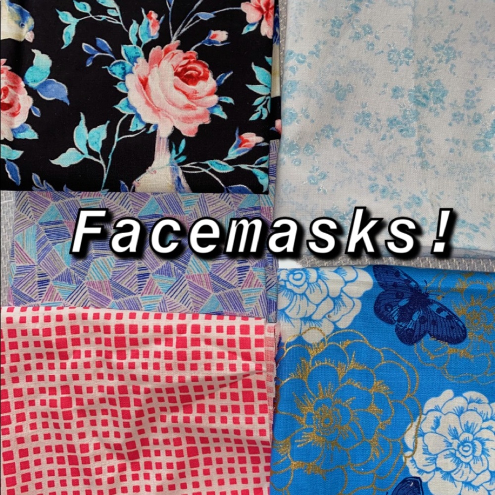 FACEMASKS! cdc approved!